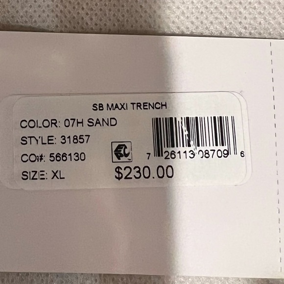 ❤️‍🔥LAUREN RALPH ❤️‍🔥LAUREN BEIGE TRENCH COAT SIZE X-LARGE - Picture 16 of 16